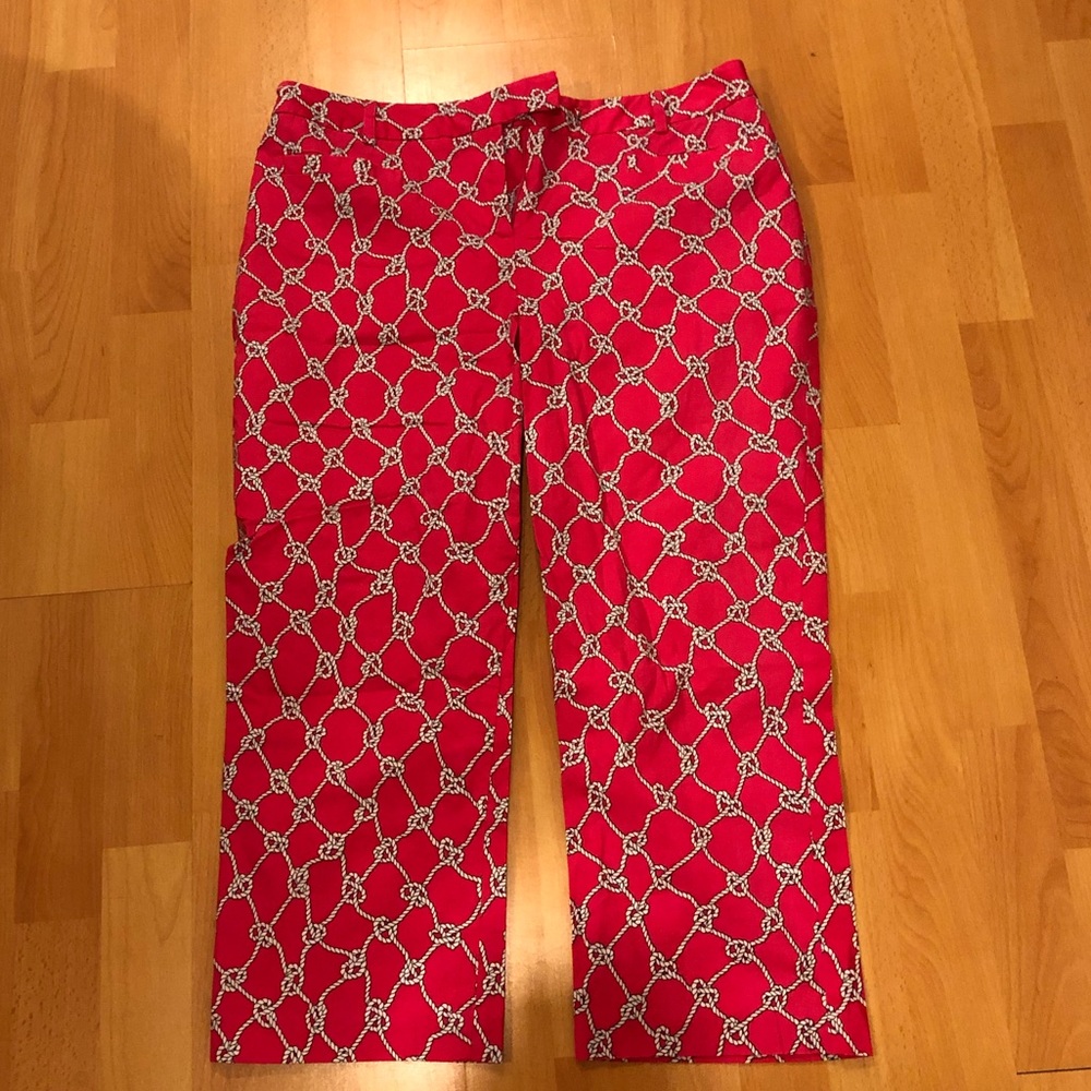J. McLaughlin Pink Capri Pant
